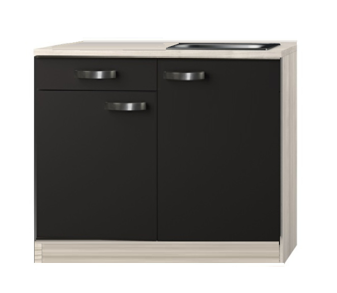 Keukenblok Faro Antraciet 100 x 60 100cm RAI-0022 - Afbeelding 2