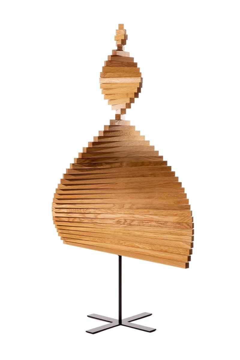 Yelka Large · Eikenhout · 150 cm · Houten kerstboom - Afbeelding 9