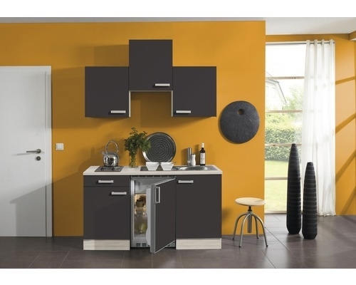 Kitchenette Faro Antraciet 150cm Incl. Inbouwapparatuur HRG-5399 - Afbeelding 3
