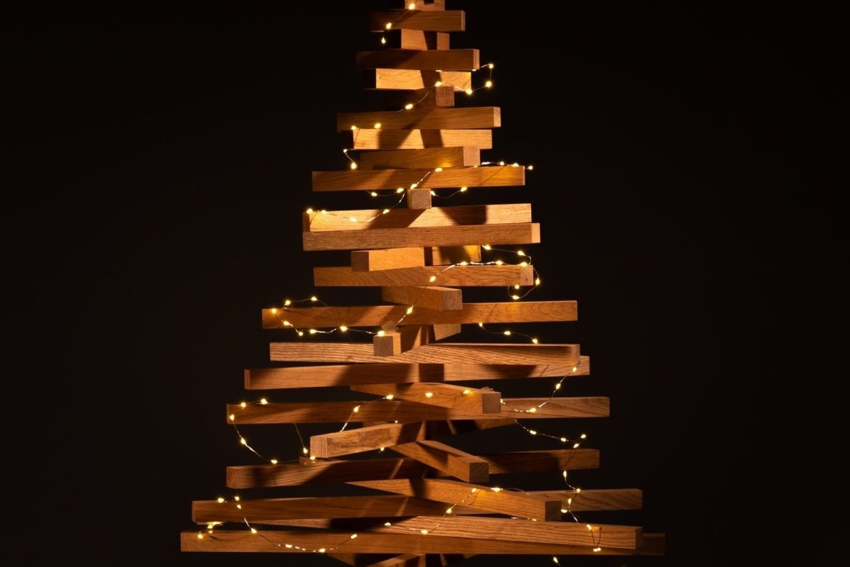 Yelka Small · Eikenhout · 75 cm · Kerstboompje hout - Afbeelding 6