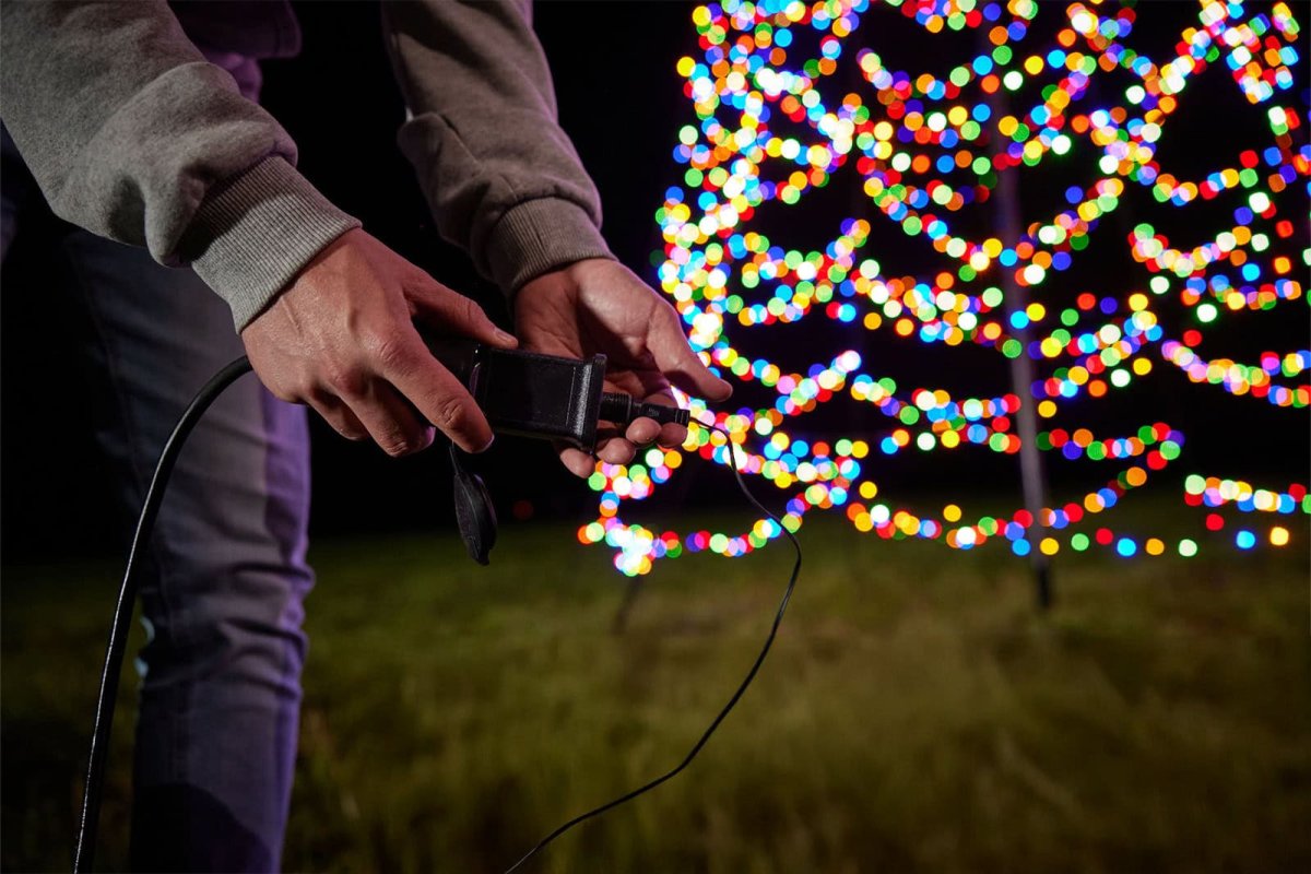 Fairybell · Luminous Switch · 8 meter · 3000 LEDs · Warm wit / Multicolor - Afbeelding 6