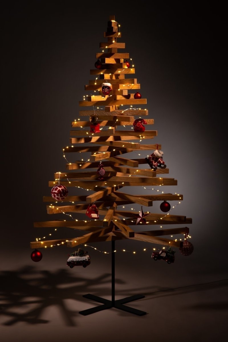 Yelka Medium · Esdoornhout · 100 cm · Alternatief kerstboom - Afbeelding 7