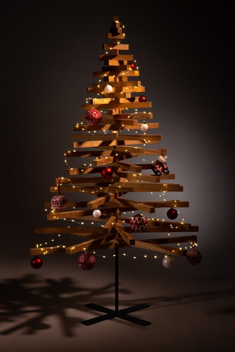 Yelka Small · Eikenhout · 75 cm · Kerstboompje hout - Afbeelding 8