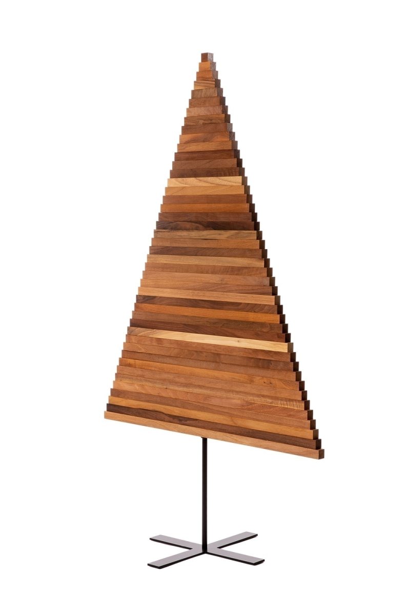 Yelka Large · Walnoothout · 150 cm · Kerstboom hout - Afbeelding 4