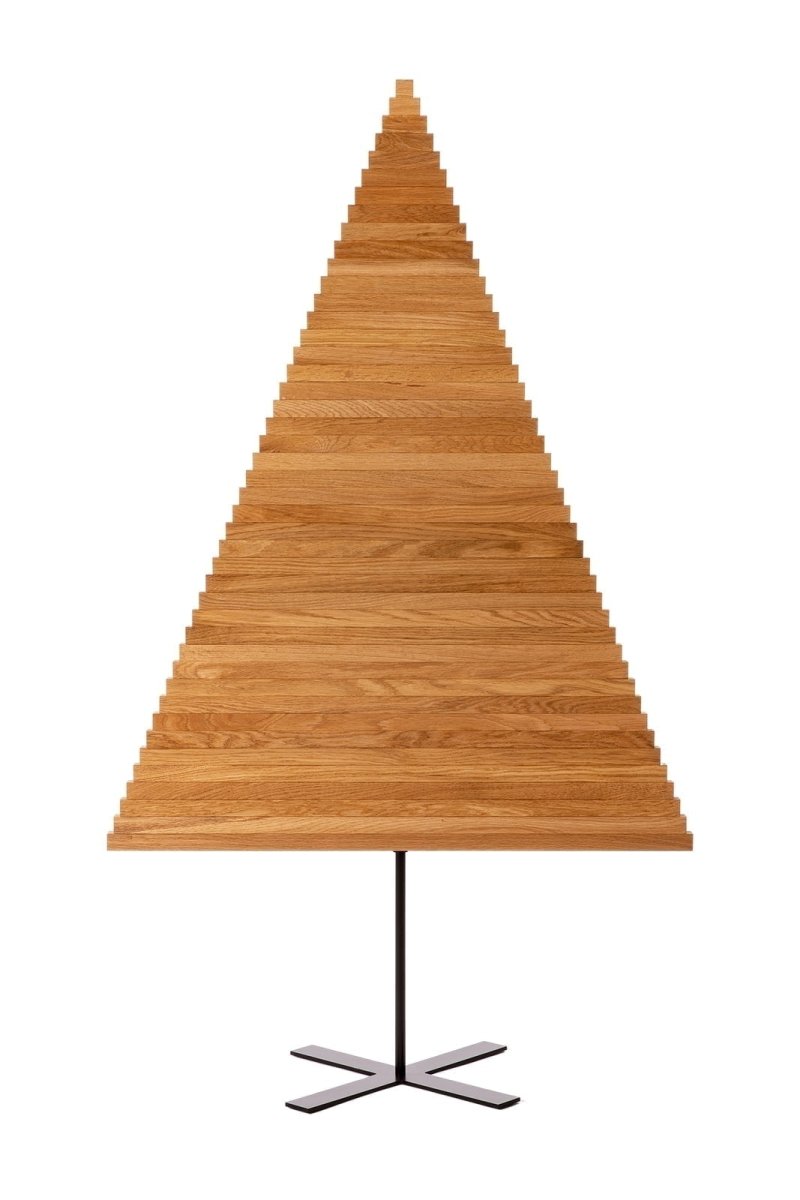 Yelka Large · Eikenhout · 150 cm · Houten kerstboom - Afbeelding 3
