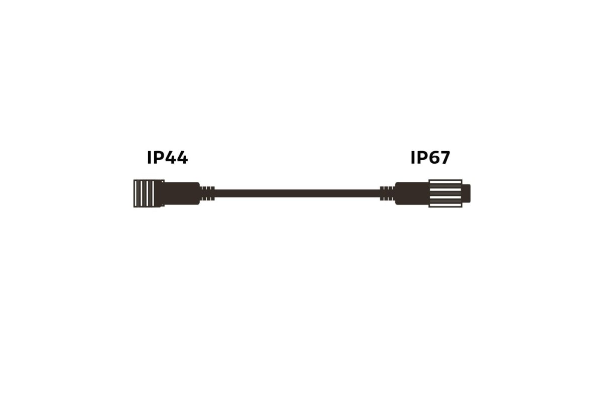 IP44 naar IP67 adapter · Wit snoer · Koppelbare kerstverlichting - Afbeelding 2