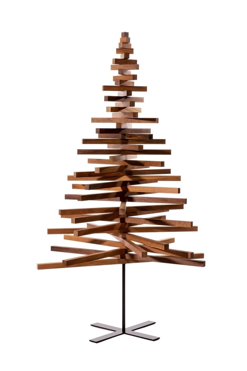 Yelka Large · Walnoothout · 150 cm · Kerstboom hout - Afbeelding 2