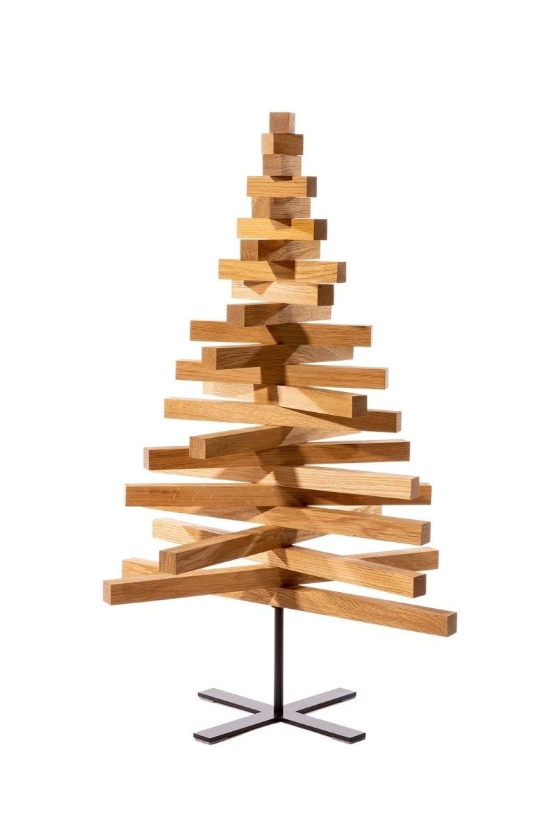 Yelka Small · Eikenhout · 75 cm · Kerstboompje hout - Afbeelding 2