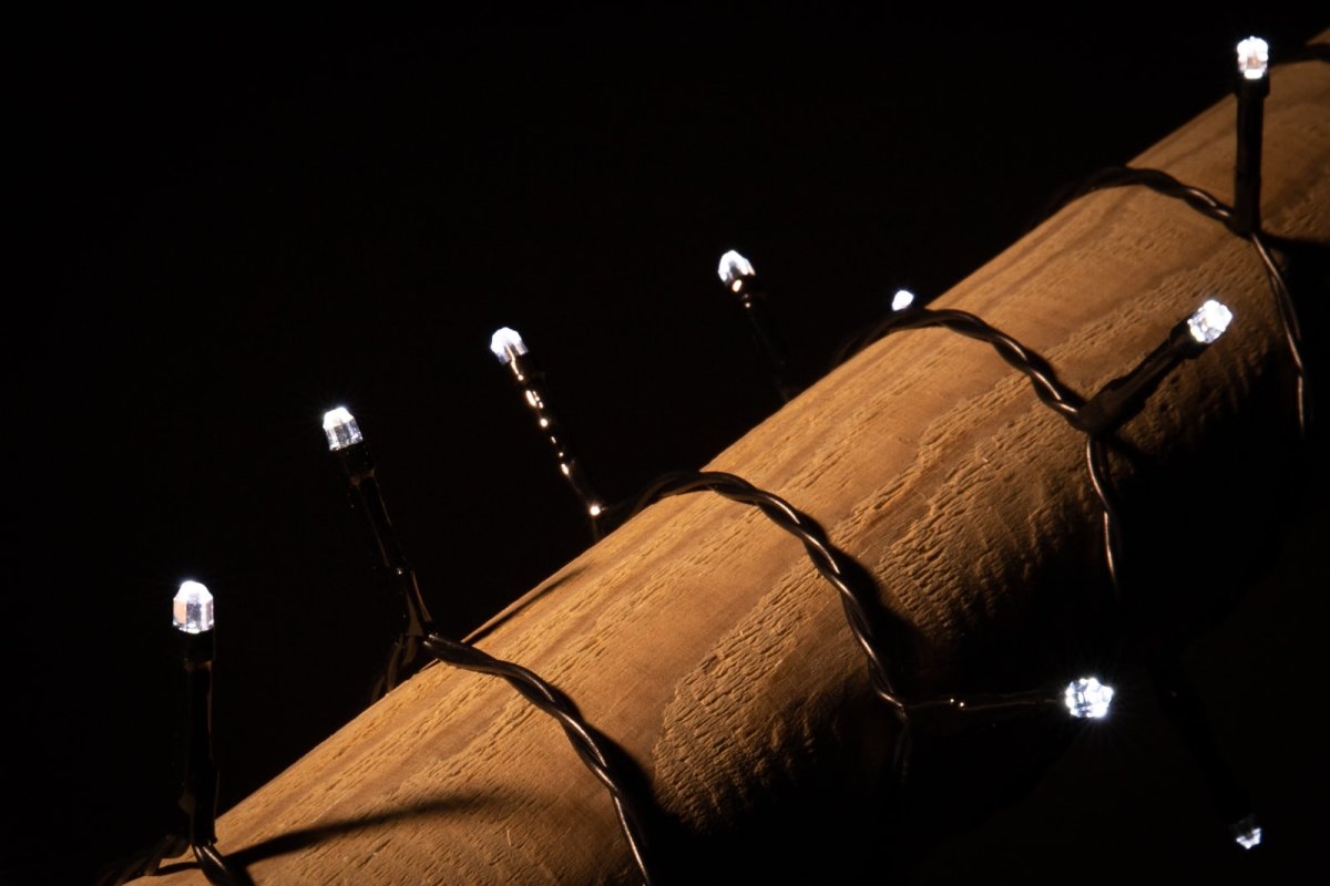 Kerstverlichting op batterij · Koud wit · 240 LED kerstlampjes - Afbeelding 5
