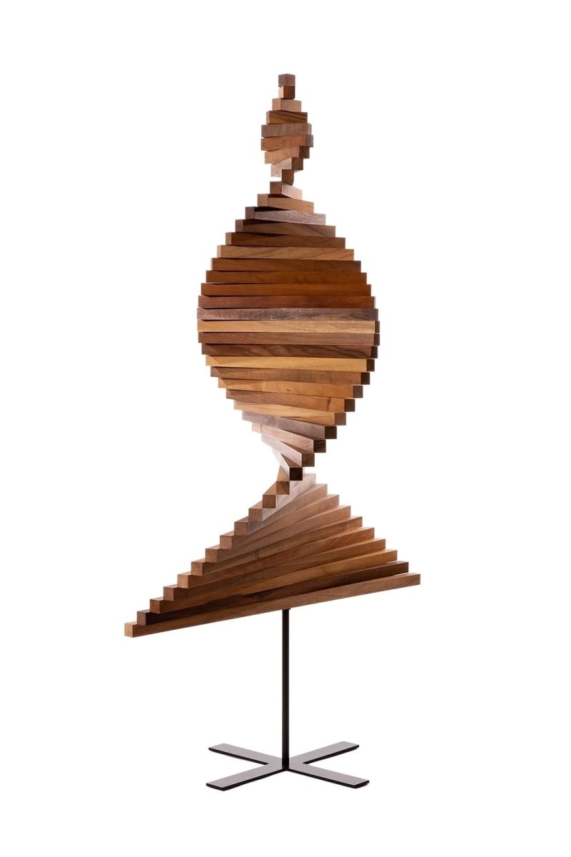 Yelka Large · Walnoothout · 150 cm · Kerstboom hout - Afbeelding 9