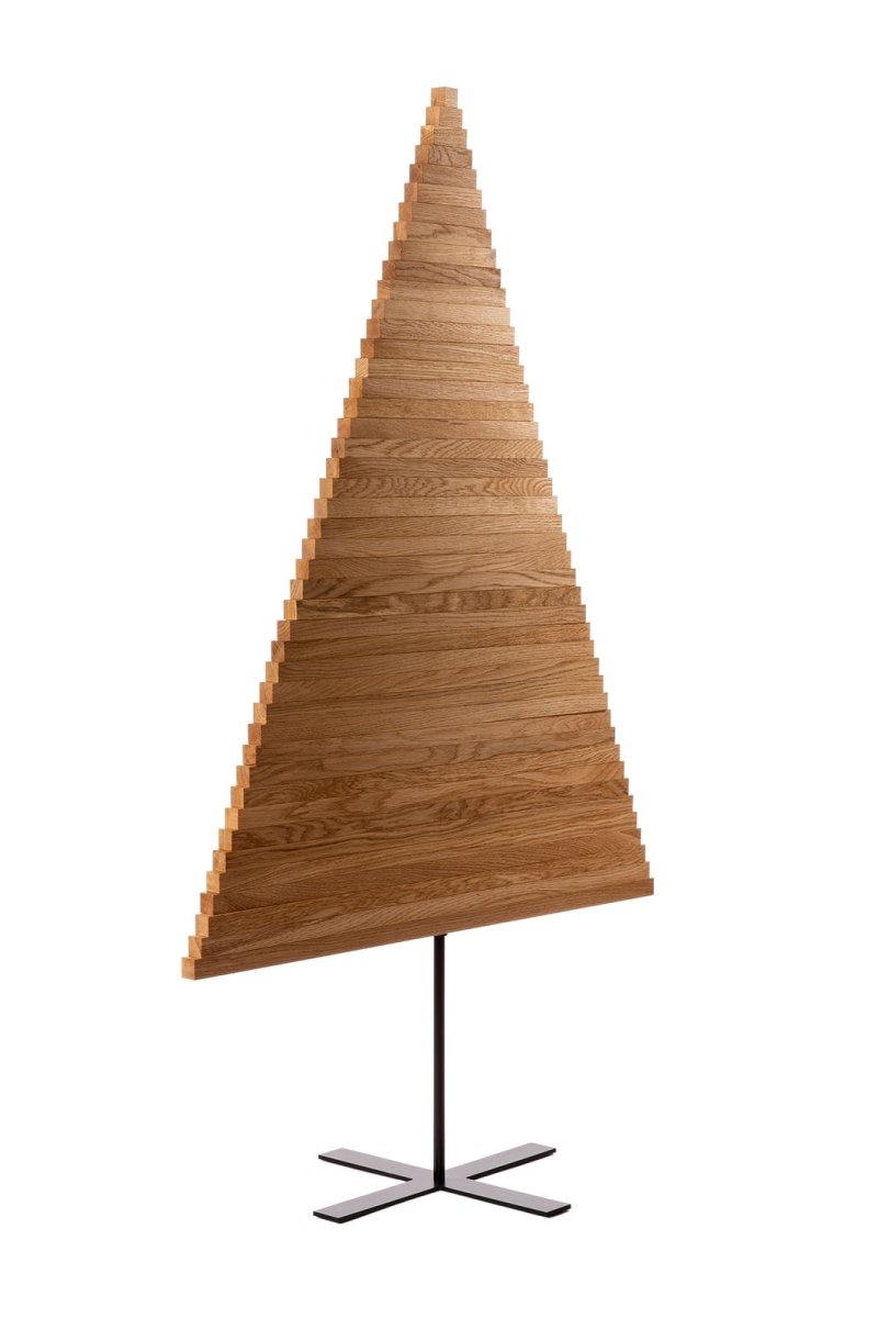 Yelka Large · Eikenhout · 150 cm · Houten kerstboom - Afbeelding 6