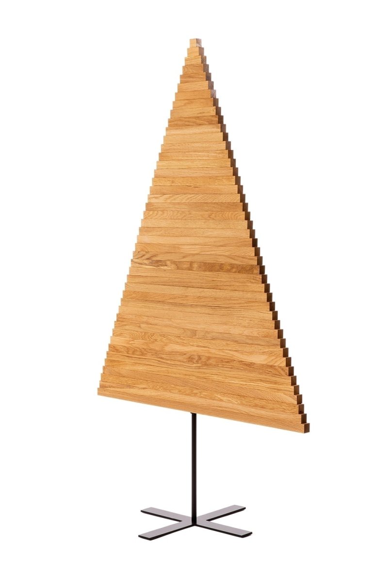 Yelka Large · Eikenhout · 150 cm · Houten kerstboom - Afbeelding 4